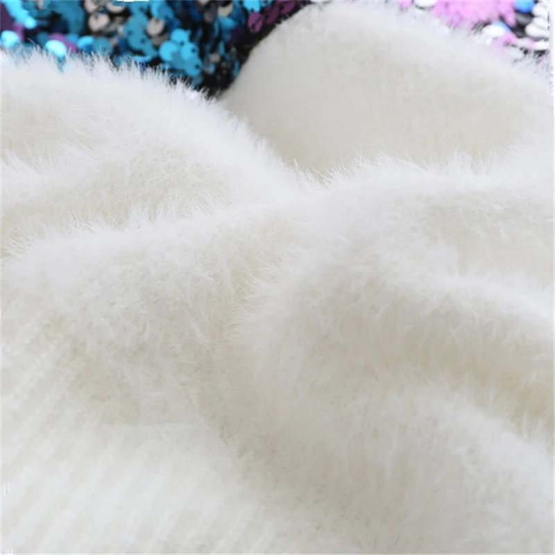 News Women Autumn Spring Mohair Sweater and Pullovers Casual Loose Female Pullover Crew neck Sequin Warm Korean Sweater
News Women Autumn Spring Mohair Sweater and Pullovers Casual Loose Female Pullover Crew neck Sequin Warm Korean Sweater