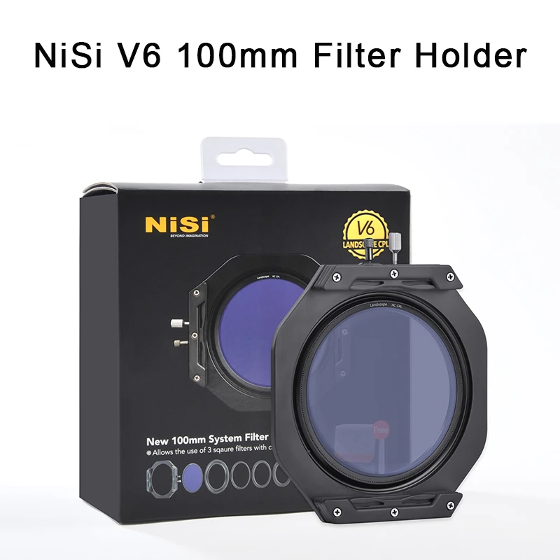 Держатель фильтра NiSi V6 100 мм с улучшенным ландшафтным CPL и переходным кольцом