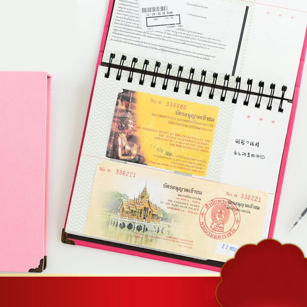 1PC Ticket Bill Collection Book Movie Ticket Storage Note Album Photo Receipt Memory Collection Storage Book (Dark Green)
1PC Ticket Bill Collection Book Movie Ticket Storage Note Album Photo Receipt Memory Collection Storage Book (Dark Green)