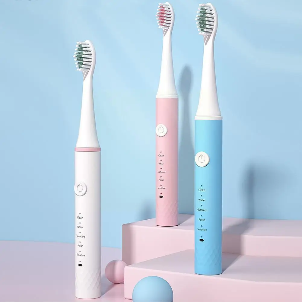 5-speed Smart Electric Toothbrush Waterproof USB Charging Replaceable Vibration Soft Head Toothbrush Brushing Sonic Adult B X9K2
5-speed Smart Electric Toothbrush Waterproof USB Charging Replaceable Vibration Soft Head Toothbrush Brushing Sonic Adult B X9K2