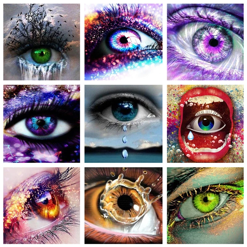 Diamond Painting Full Round/Square Diamond Embroidery Multicolored Women Eye -1 5D DIY Mosaic Gift Rhinestone Home Decoration
Diamond Painting Full Round/Square Diamond Embroidery Multicolored Women Eye -1 5D DIY Mosaic Gift Rhinestone Home Decoration