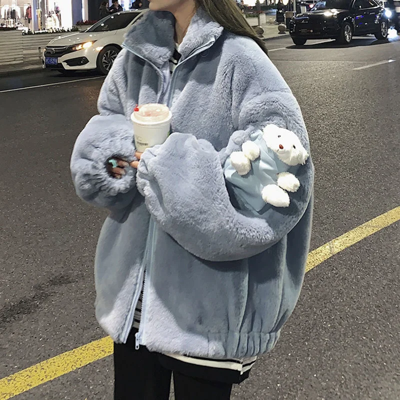 Wildyak Rabbit Fur Fleece Men's Parkas Little Bear Designer Brand Warm Jackets Stand Collar Thicken Oversized Male Winter Coats
Wildyak Rabbit Fur Fleece Men's Parkas Little Bear Designer Brand Warm Jackets Stand Collar Thicken Oversized Male Winter Coats