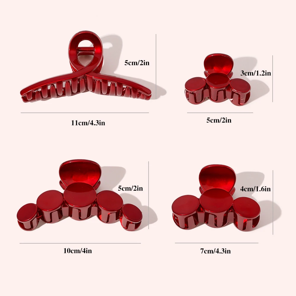 Korean hair claw red acrylic hair clip claw crab hairpins vintage clips hair care Hair accessory Women's Hairclip Crab barrettes
Korean hair claw red acrylic hair clip claw crab hairpins vintage clips hair care Hair accessory Women's Hairclip Crab barrettes