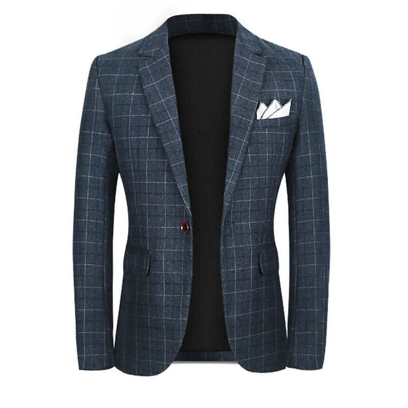 Fit Slim Men Blazers New Check Suit Jacket Formal Casual Business Office Work Daily Life Party Prom Plaid Blazer Wedding Groom
Fit Slim Men Blazers New Check Suit Jacket Formal Casual Business Office Work Daily Life Party Prom Plaid Blazer Wedding Groom