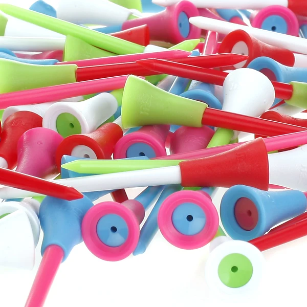 100pcs Mixed Colors Plastic Rubber Golf Club Tee Tees Golfer Aid 3 3/8 Inch
100pcs Mixed Colors Plastic Rubber Golf Club Tee Tees Golfer Aid 3 3/8 Inch