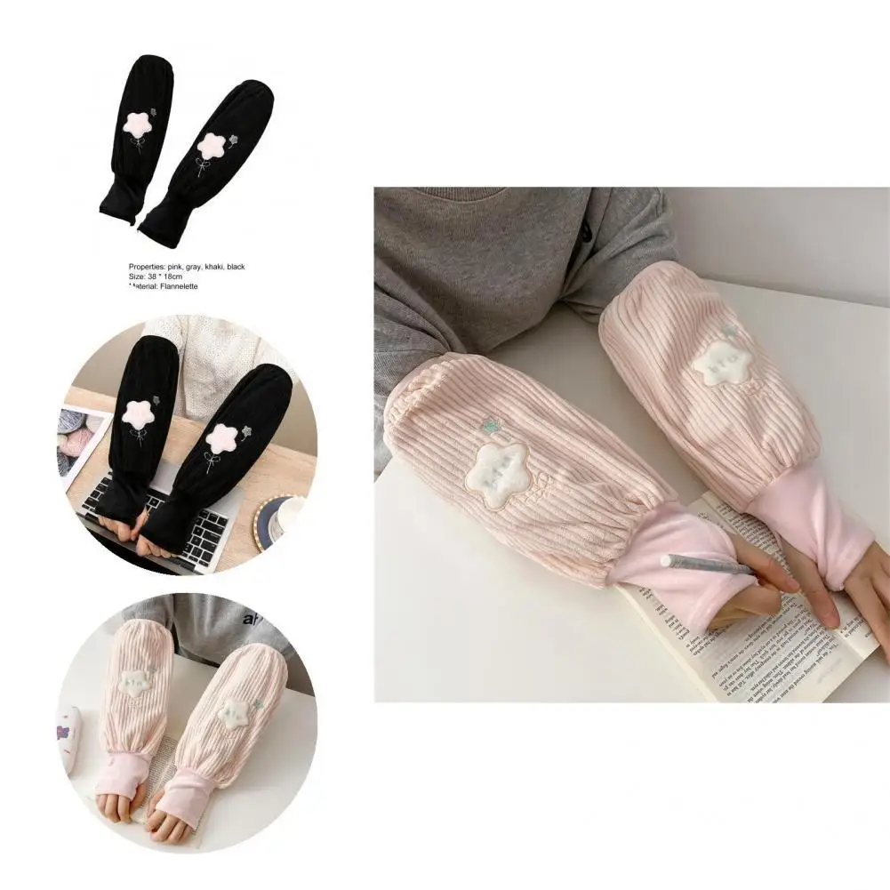 Flannel 1 Pair Fashion Elastic Dirt-proof Sleeve Cover Wear Resistant Sleeve Protector Warm Keeping for Work
Flannel 1 Pair Fashion Elastic Dirt-proof Sleeve Cover Wear Resistant Sleeve Protector Warm Keeping for Work