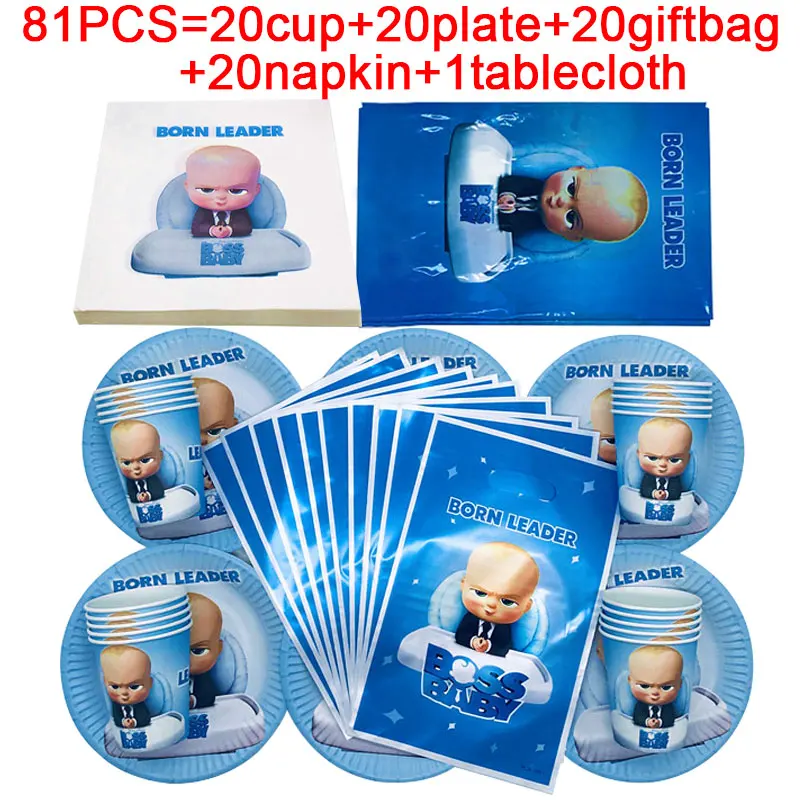 Baby Boss Birthday Decorations Set Supplies Paper Plate Cup Straws Napkin Tableware Boss Baby Birthday Party Supplies Tablecloth
Baby Boss Birthday Decorations Set Supplies Paper Plate Cup Straws Napkin Tableware Boss Baby Birthday Party Supplies Tablecloth