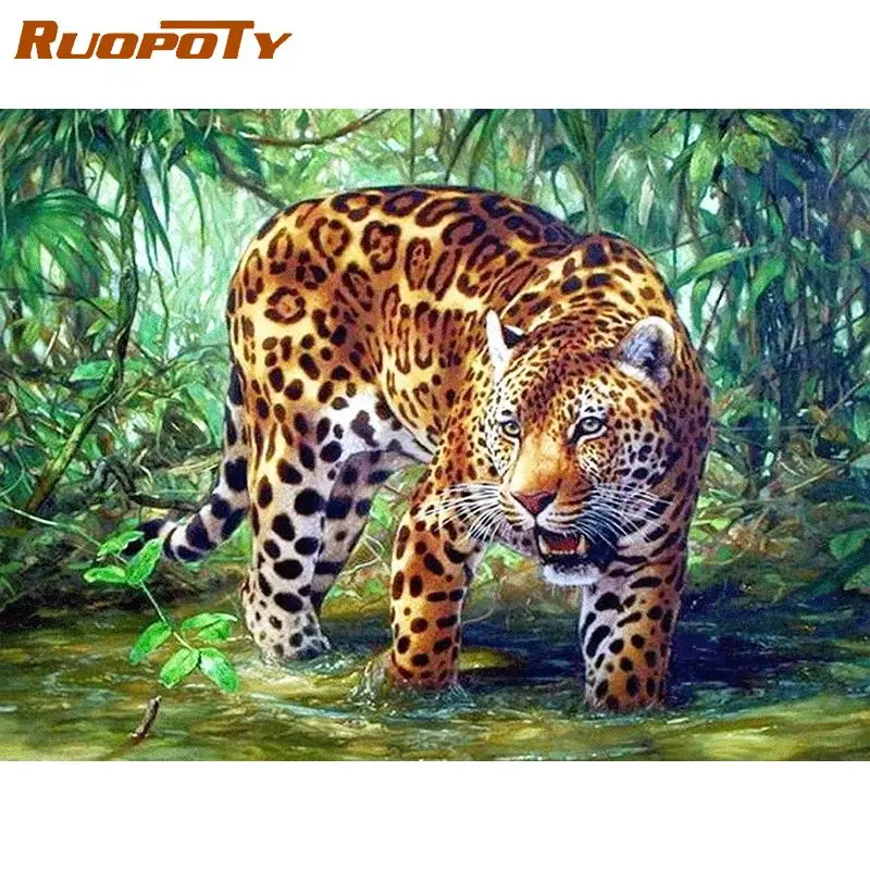 RUOPOTY 40x50cm Framed Painting By Numbers For Adults Leopard Sleep On Tree Animal Paint Kit Acrylic Pigment Canvas Diy Gift
RUOPOTY 40x50cm Framed Painting By Numbers For Adults Leopard Sleep On Tree Animal Paint Kit Acrylic Pigment Canvas Diy Gift
