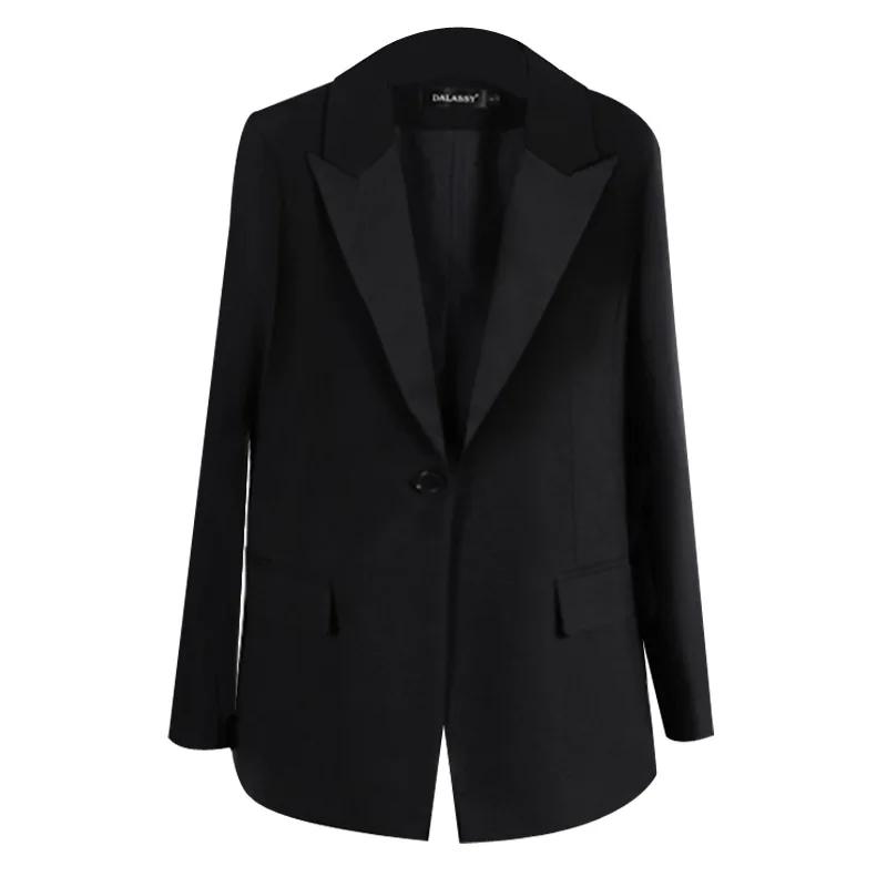 2021 spring and autumn new black suit women Korean style slim fashion casual jacket
2021 spring and autumn new black suit women Korean style slim fashion casual jacket