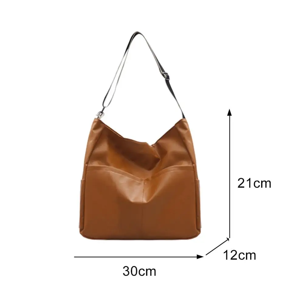 Fashion PU Leather Large Capacity Women Shoulder Handbags Casual Simple Solid Color Female Daily Messenger Crossbody Bags
Fashion PU Leather Large Capacity Women Shoulder Handbags Casual Simple Solid Color Female Daily Messenger Crossbody Bags