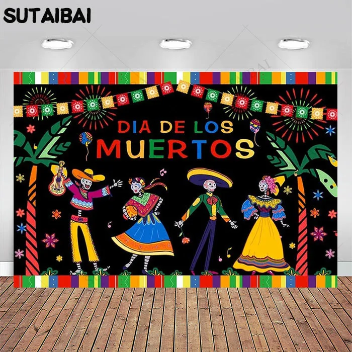 Photographic Background Mexico Day of The Dead Dia De Los Muertos Decoration Party Skull Backdrop Photo Studio Photocall
Photographic Background Mexico Day of The Dead Dia De Los Muertos Decoration Party Skull Backdrop Photo Studio Photocall