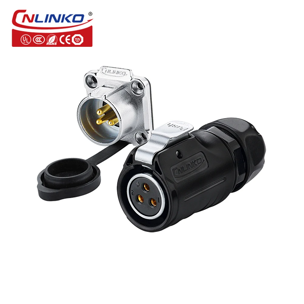 CNLINKO M20 3pin Waterproof IP67 Connector 3 pin industrial plug socket male female quick electrical AC power adapter connectors
CNLINKO M20 3pin Waterproof IP67 Connector 3 pin industrial plug socket male female quick electrical AC power adapter connectors