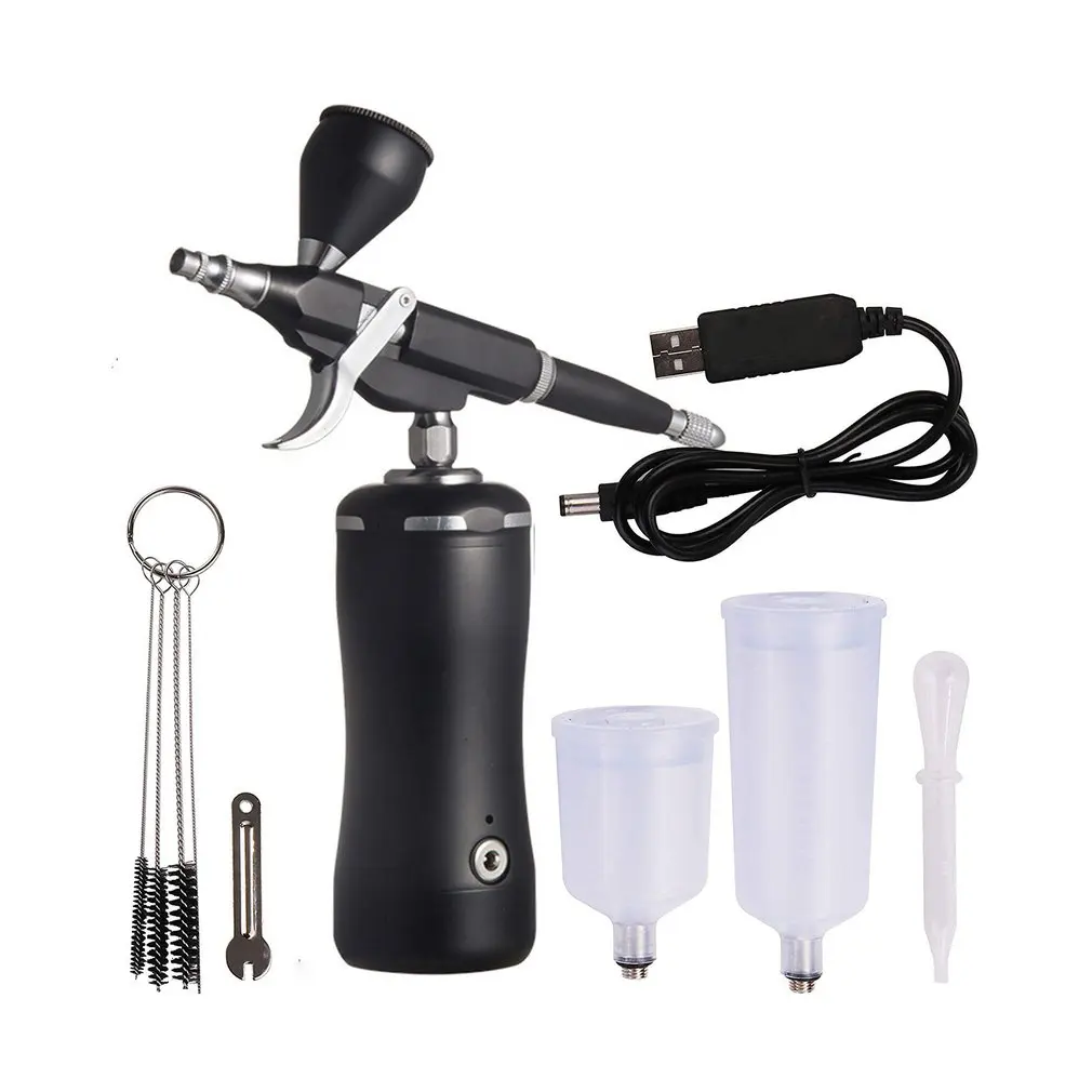 Easy Use Cordless Portable Airbrush Compressor Auto Start Stop Wireless Personal Air Brush Kit Ladys Gifts
Easy Use Cordless Portable Airbrush Compressor Auto Start Stop Wireless Personal Air Brush Kit Ladys Gifts