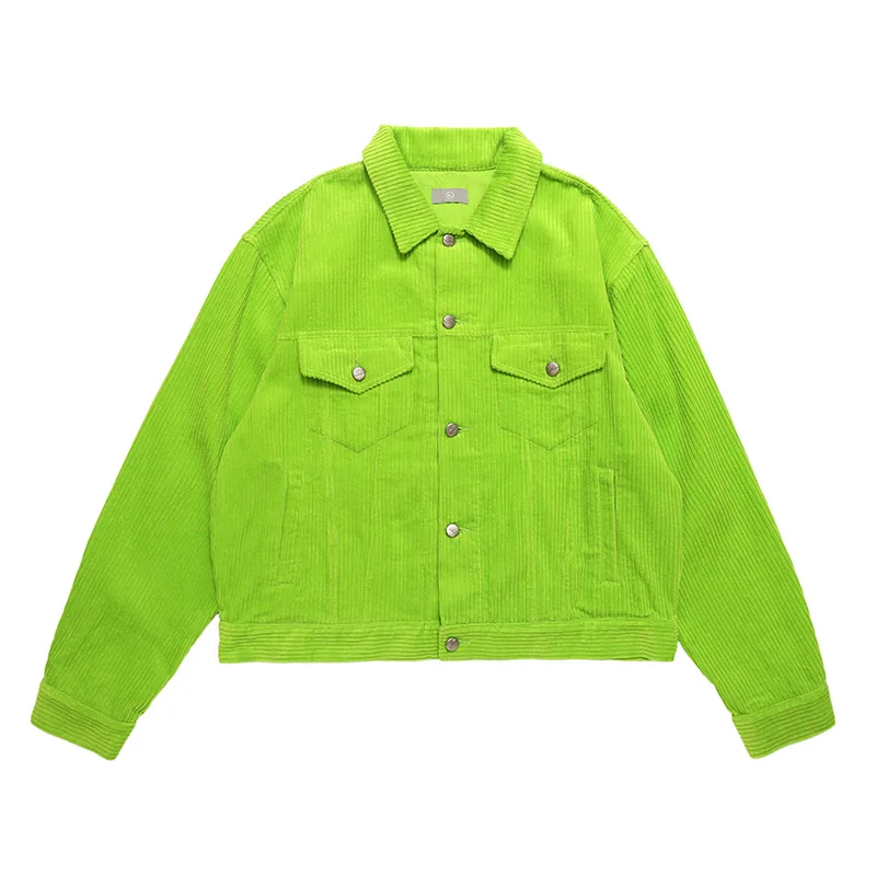 Fgss men's wear new corduroy thin embossed letter jacket for men and women in autumn and winter 2020 
Fgss men's wear new corduroy thin embossed letter jacket for men and women in autumn and winter 2020