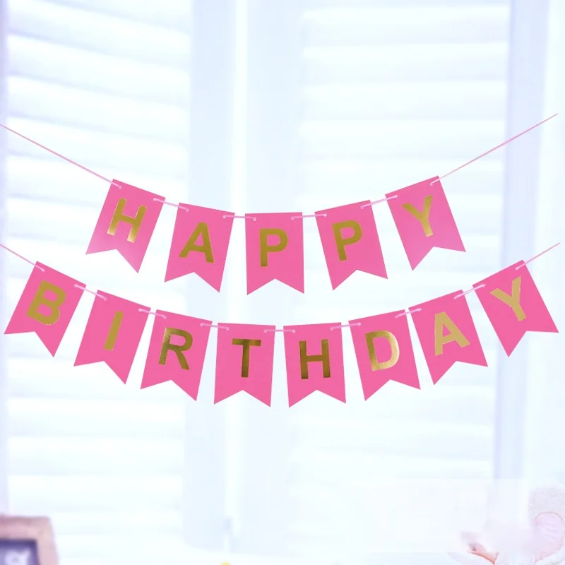 Birthday Flag Hot Stamping Fish Tail Flag Happy Birthday Letters Flag Party Banner Scene Birthday Decoration 
Birthday Flag Hot Stamping Fish Tail Flag Happy Birthday Letters Flag Party Banner Scene Birthday Decoration