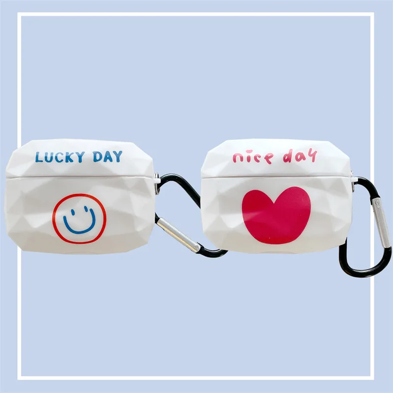 For AirPods Pro Case Soft Smile Red Heart 3D White Wireless Earphone Cases For Apple Airpods 3 Cover Funda Girl
For AirPods Pro Case Soft Smile Red Heart 3D White Wireless Earphone Cases For Apple Airpods 3 Cover Funda Girl