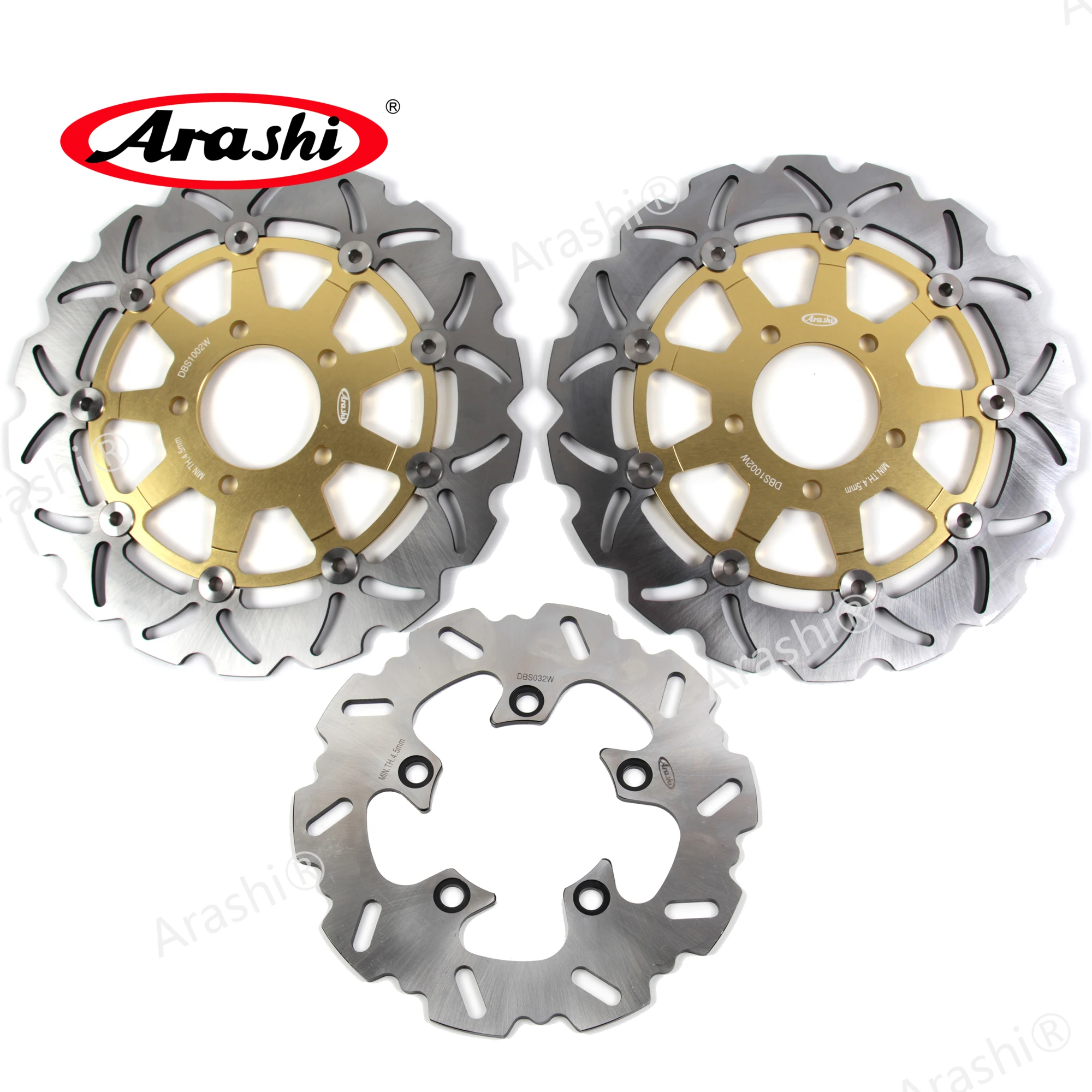 

Arashi 1 Set 290 / 220 mm CNC Front Rear Brake Disc For SUZUKI SV 650 S SV650S 2003 2004 2005 2006 2007 2008 2009 Brake Rotors