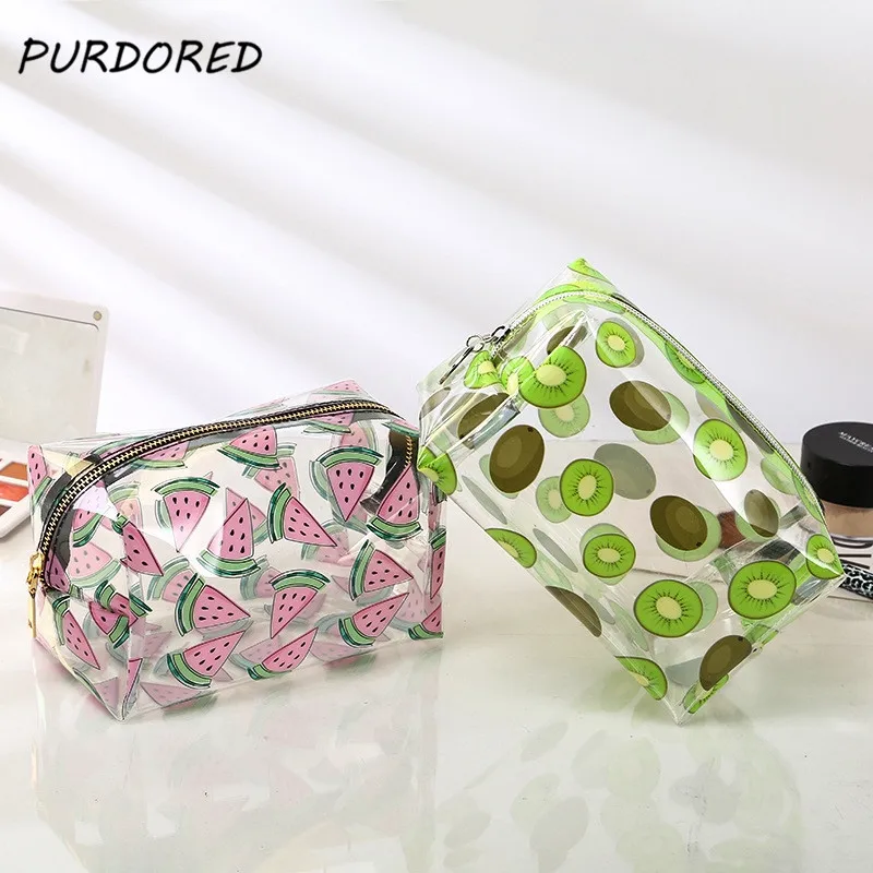 PURDORED 1 Pc Clear Fruit Cosmetic Bag Waterproof PVC Travel Women Makeup Bag Makeup Organizer Toiletry Bag Trousse De Toilette
PURDORED 1 Pc Clear Fruit Cosmetic Bag Waterproof PVC Travel Women Makeup Bag Makeup Organizer Toiletry Bag Trousse De Toilette