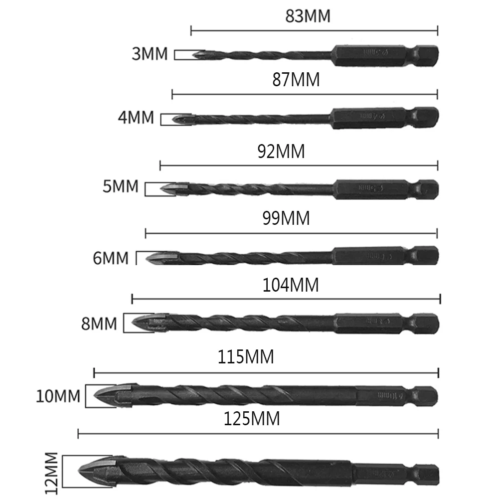 3/4/5/6/8/10/12mm Spiral Groove Carbide Cross Head Drill Bits For Porcelain Marble Tile Mirror Glass Ceramic
3/4/5/6/8/10/12mm Spiral Groove Carbide Cross Head Drill Bits For Porcelain Marble Tile Mirror Glass Ceramic