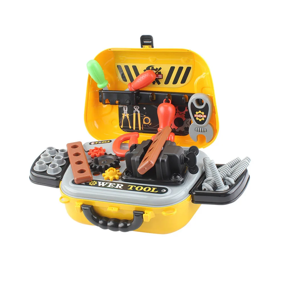 29pcs Plastic Box For Toddlers Repair Suitcase Gifts Pretend Play Kids Tool Set Construction Toys Hobbies Durable Garden
29pcs Plastic Box For Toddlers Repair Suitcase Gifts Pretend Play Kids Tool Set Construction Toys Hobbies Durable Garden