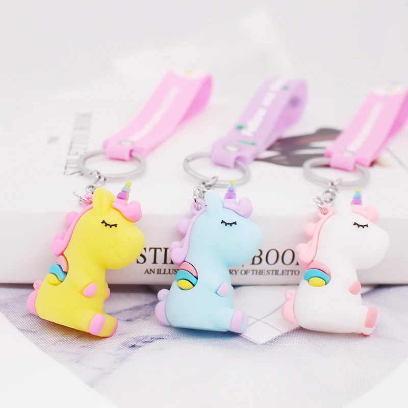 Cute Cartoon Unicorn Backpack Decoration Rubber Key Chain for Handbag Shoulder Fashion Purse Bag Accessories Key Holder Gift
Cute Cartoon Unicorn Backpack Decoration Rubber Key Chain for Handbag Shoulder Fashion Purse Bag Accessories Key Holder Gift