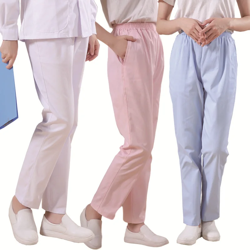 Summer Nurse Uniform Pants Solid Color Beauty Pants Salon Nursing Pants Lab Pants Pet Shop Scrub Pants Elastic Tether Work Pants
Summer Nurse Uniform Pants Solid Color Beauty Pants Salon Nursing Pants Lab Pants Pet Shop Scrub Pants Elastic Tether Work Pants