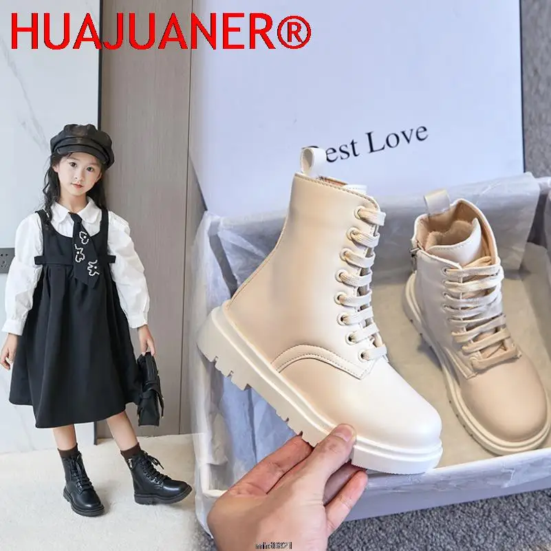 Autumn Kids Leather Boots Waterproof Children Sneakers Beige Black Boots For Baby Girls Boots Boys Shoes School Party 
Autumn Kids Leather Boots Waterproof Children Sneakers Beige Black Boots For Baby Girls Boots Boys Shoes School Party