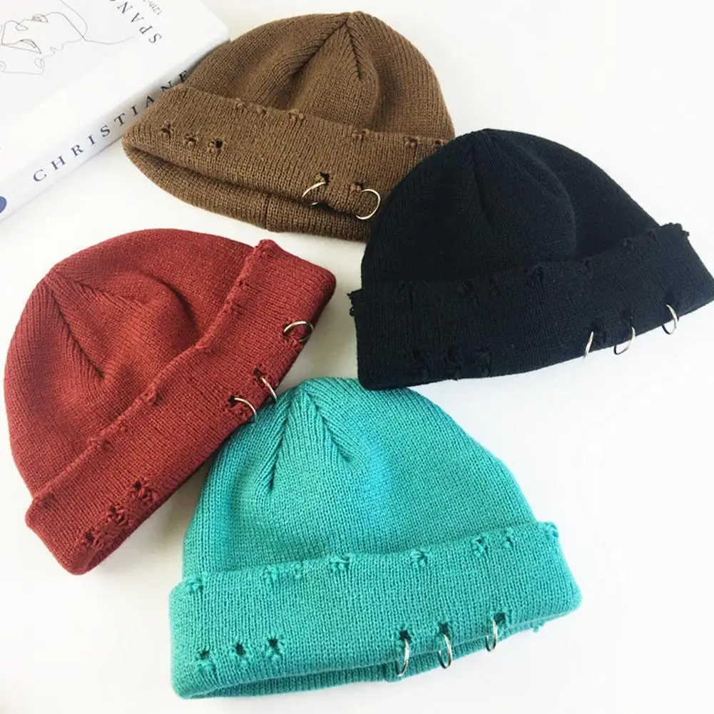Winter Harajuku Women Skullies Knitted Fashion Warm Thick Hat Autumn Hip Hop Hole Beanies Unisex Basic Cap 
Winter Harajuku Women Skullies Knitted Fashion Warm Thick Hat Autumn Hip Hop Hole Beanies Unisex Basic Cap