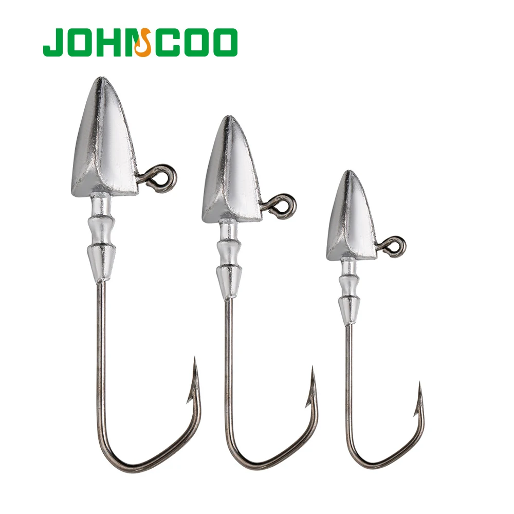 JOHNCOO Bullet Jig Heads Swimbait Hooks 3.5g - 21g Weighted Hooks Soft Lure Fishing Gear for Saltwater Freshwater
JOHNCOO Bullet Jig Heads Swimbait Hooks 3.5g - 21g Weighted Hooks Soft Lure Fishing Gear for Saltwater Freshwater