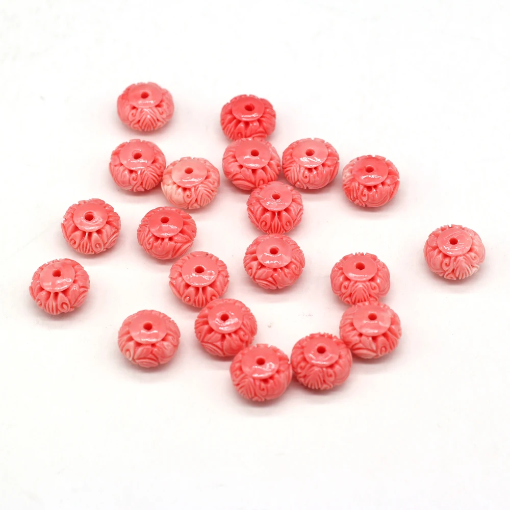 10Pcs Oblate Shaped Small Pendant Exquisite Red Coral Through-Hole Beads for Jewelry Making DIY Necklaces Earrings Accessories
10Pcs Oblate Shaped Small Pendant Exquisite Red Coral Through-Hole Beads for Jewelry Making DIY Necklaces Earrings Accessories