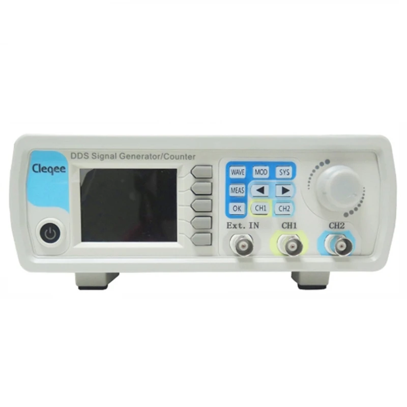 Cleqee JDS6600-60M 60MHZ Dual-Channel Waveform Signal Generator DDS Function Counter Digital Control Frequency Meter EU Plug
Cleqee JDS6600-60M 60MHZ Dual-Channel Waveform Signal Generator DDS Function Counter Digital Control Frequency Meter EU Plug