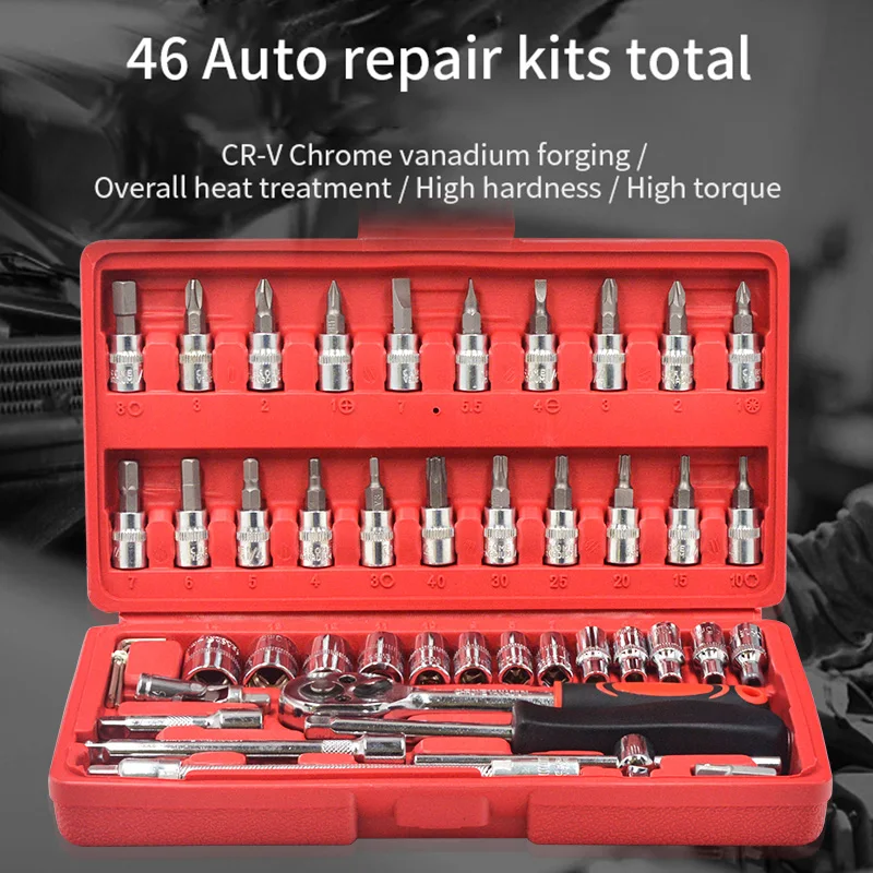 Car Repair Hand Tool Socket Wrench Set Universal Key Ratchet Spanner Kit Ratchet Bicycle Repair Tool Ratchet Wrench Spanner Set
Car Repair Hand Tool Socket Wrench Set Universal Key Ratchet Spanner Kit Ratchet Bicycle Repair Tool Ratchet Wrench Spanner Set