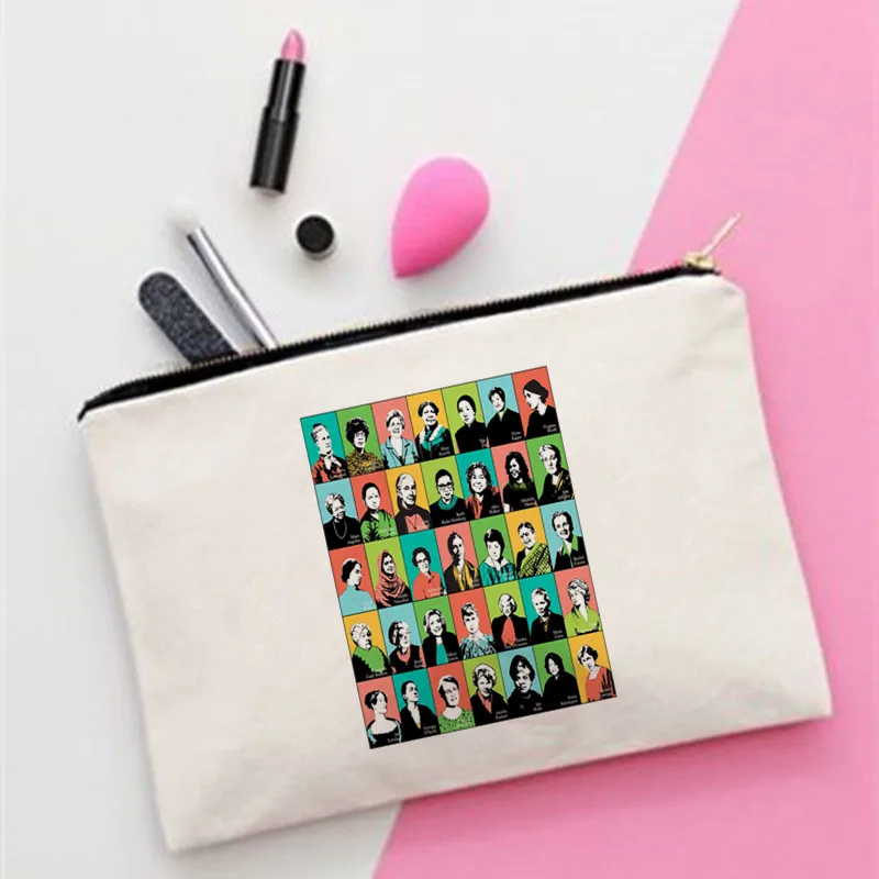 Women Feminist Icons Printed Make up bag Fashion Women Cosmetics Organizer Bag for Travel Colorful Storage Bag for Lady Bag
Women Feminist Icons Printed Make up bag Fashion Women Cosmetics Organizer Bag for Travel Colorful Storage Bag for Lady Bag