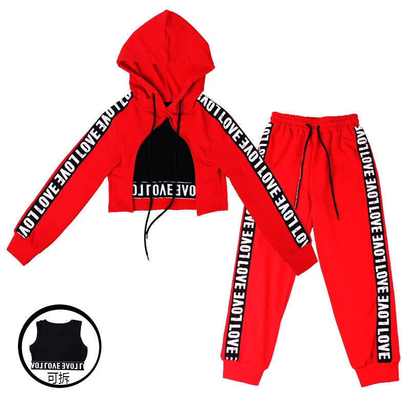 New Girls Long Sleeve Bright Hooded Outfits Kids Modern Jazz HipHop Dance Costume Top Pant 110-160cm Street Dance for Girls
New Girls Long Sleeve Bright Hooded Outfits Kids Modern Jazz HipHop Dance Costume Top Pant 110-160cm Street Dance for Girls