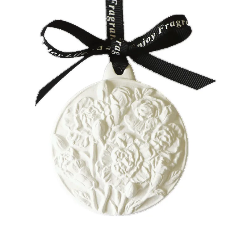 Fragrance Chip Relief Pattern Fragrant Gypsum Pendant Car Wardrobe Deodorization, Fragrant Stone Round Flower Pattern Gift
Fragrance Chip Relief Pattern Fragrant Gypsum Pendant Car Wardrobe Deodorization, Fragrant Stone Round Flower Pattern Gift