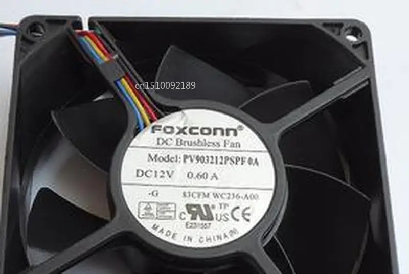 For 9032 12V0.60A PV903212PSPF0A mute 4-wire PWM temperature control chassis cooling fan Free shipping
For 9032 12V0.60A PV903212PSPF0A mute 4-wire PWM temperature control chassis cooling fan Free shipping