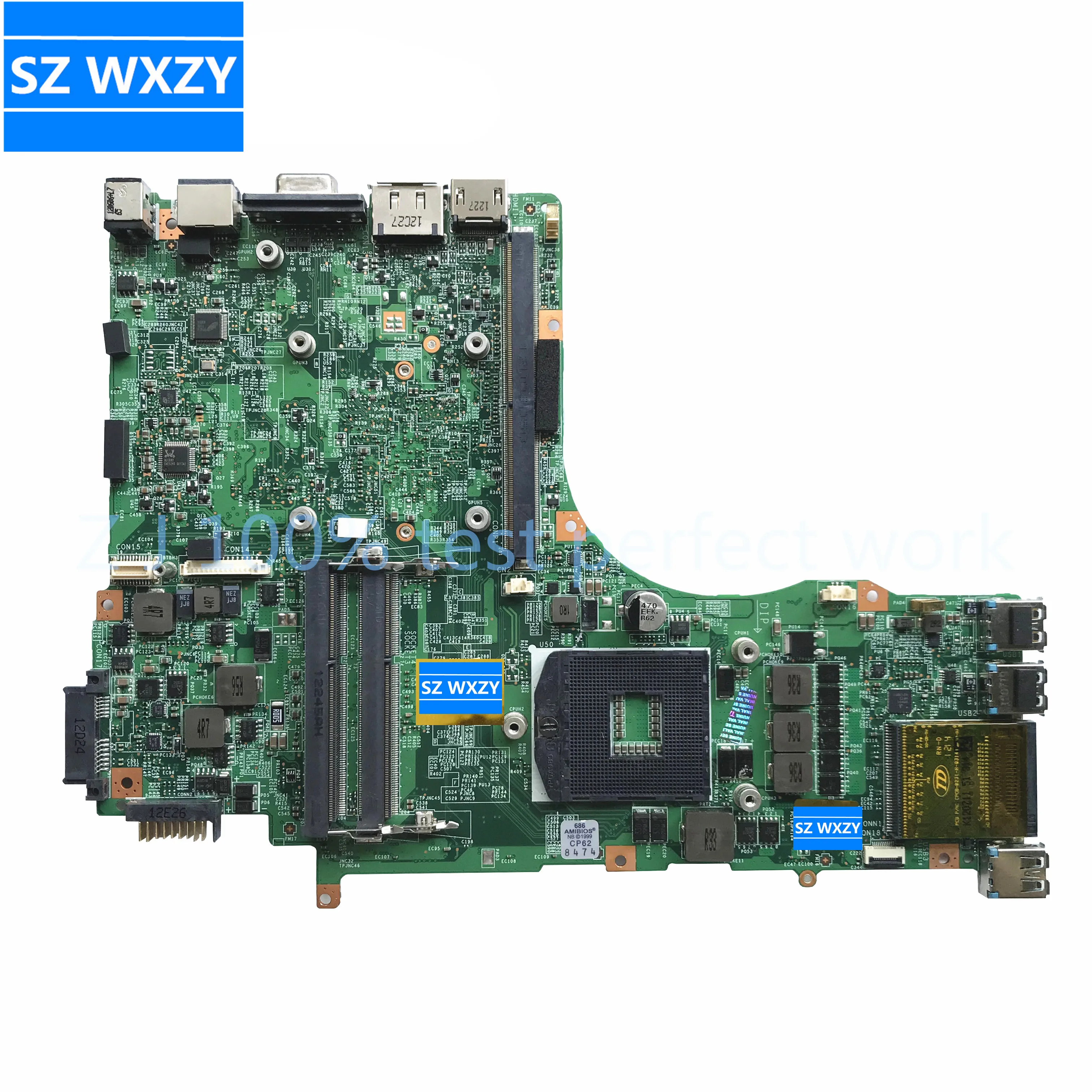 SZWXZY высокое качество оригинал для MSI GT60 Материнская плата ноутбука MS-16F31 REV: 1 0 PGA989