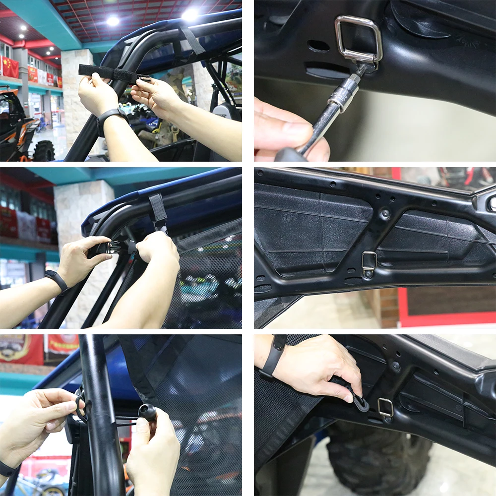 KEMiMOTO UTV Front Rear Window Shield Net for Polaris RZR 570 800 1000 900 for Honda Talon for Kawasaki Mule for Yamaha Rhino
KEMiMOTO UTV Front Rear Window Shield Net for Polaris RZR 570 800 1000 900 for Honda Talon for Kawasaki Mule for Yamaha Rhino