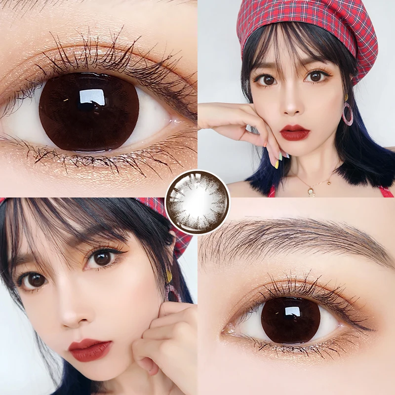 OVOLOOK-2021 New Black red Colored Contact Lens Color Contact Lenses prescription myopia Beautiful Pupil Cosmetic 2pcs/pair
OVOLOOK-2021 New Black red Colored Contact Lens Color Contact Lenses prescription myopia Beautiful Pupil Cosmetic 2pcs/pair
