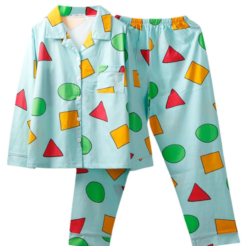 Pajama Sets Women Turn-down Collar Plaid Geometric Korean Style Home-wear Simple Loose Plus Size 3XL Female Trendy Comfortable
Pajama Sets Women Turn-down Collar Plaid Geometric Korean Style Home-wear Simple Loose Plus Size 3XL Female Trendy Comfortable