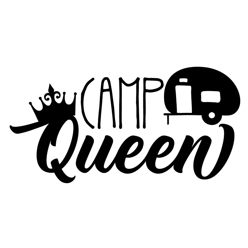 16*8cm Camp Queen car stickers Trailer Camping RV Decal Sticker Handsome And Cool Car Accessories
16*8cm Camp Queen car stickers Trailer Camping RV Decal Sticker Handsome And Cool Car Accessories