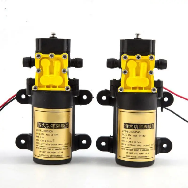 12V 8L/min Large Flow Rate Agricultural Electric Water Pump High Pressure Diaphragm Pump for Water Sprayer Car Wash
12V 8L/min Large Flow Rate Agricultural Electric Water Pump High Pressure Diaphragm Pump for Water Sprayer Car Wash