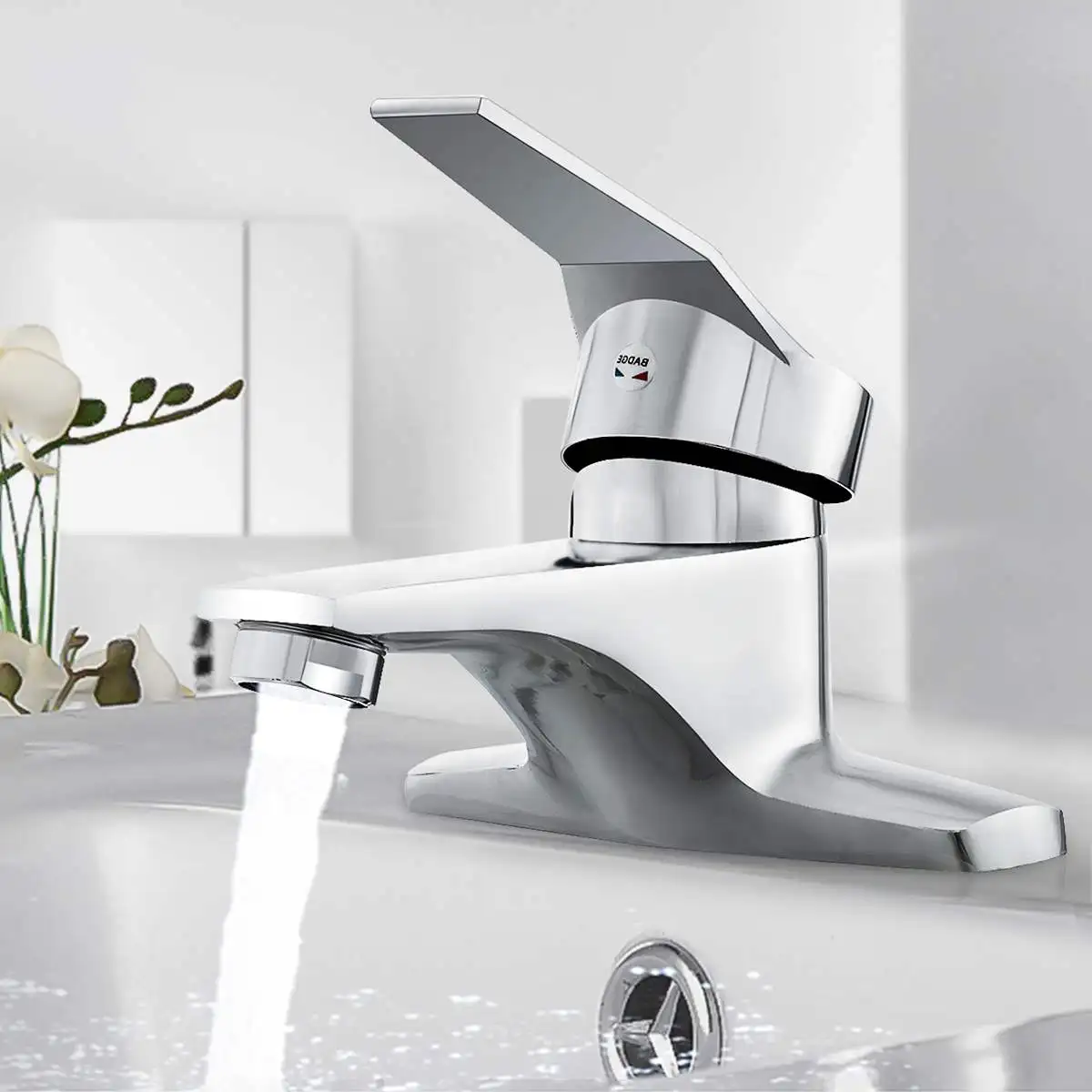 Chrome Polish Bathroom Waterfall Basin Sink Faucet Cold And Hot Water Single Handle Dual Hole Deck Mounted Mixer Tap
Chrome Polish Bathroom Waterfall Basin Sink Faucet Cold And Hot Water Single Handle Dual Hole Deck Mounted Mixer Tap