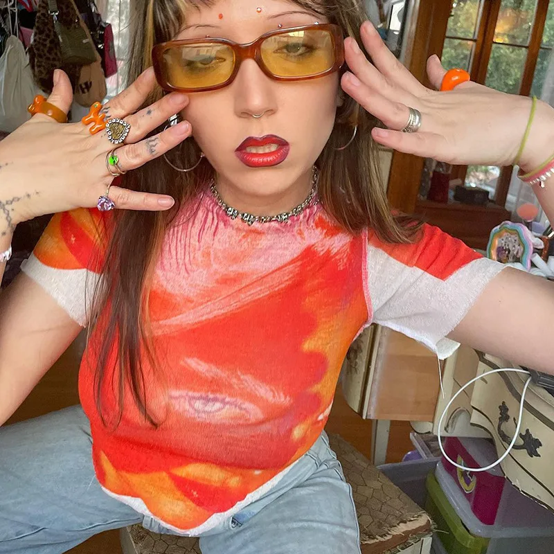 Simenual Asymmetrical Printing Overlock Matching Sets Short Sleeve Crop Top And Mini Skirt 2 Piece Outfits Slim Baddie Clothing
Simenual Asymmetrical Printing Overlock Matching Sets Short Sleeve Crop Top And Mini Skirt 2 Piece Outfits Slim Baddie Clothing