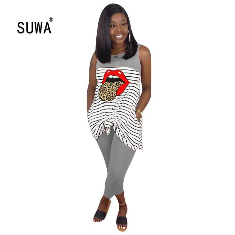 Женские спортивные костюмы в полоску, комплект из двух предметов, модель 2020 года, футболка и брюки, повседневный облегающий комплект из 2 пре...
Женские спортивные костюмы в полоску, комплект из двух предметов, модель 2020 года, футболка и брюки, повседневный облегающий комплект из 2 пре...