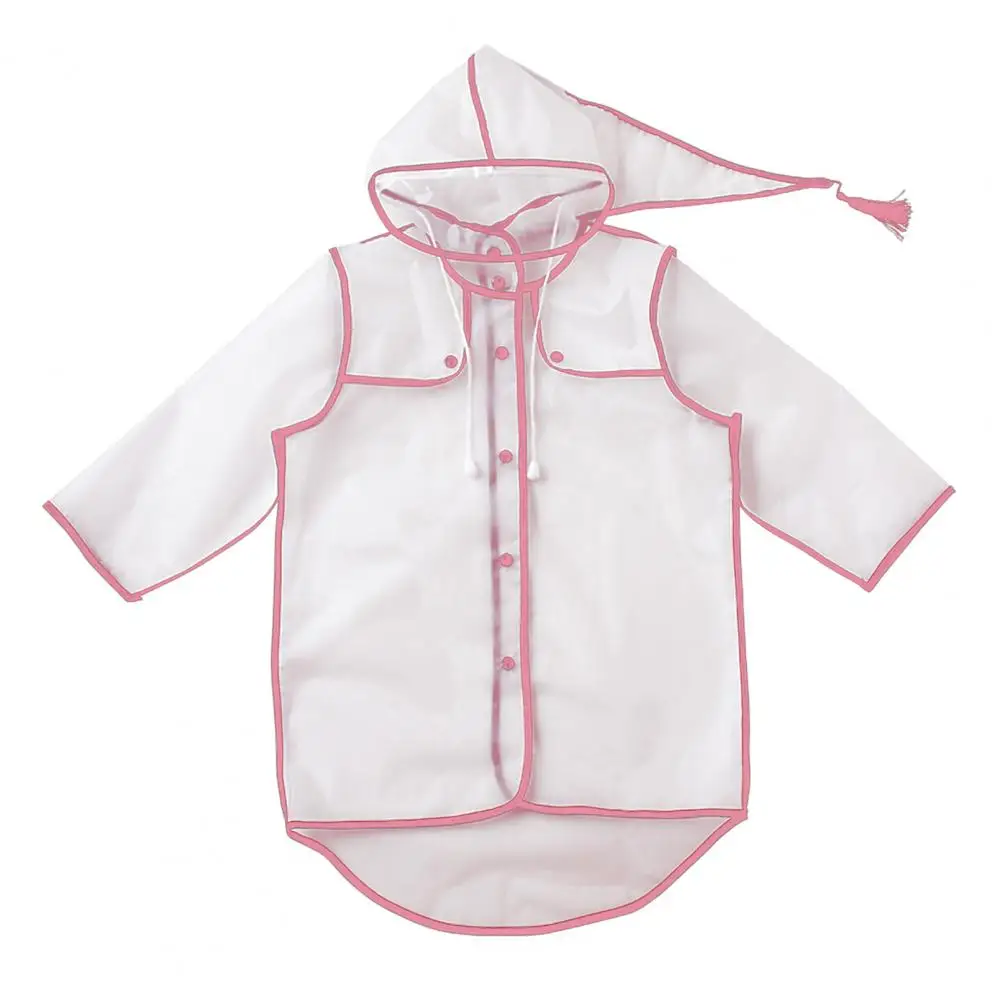 Children Portable Waterproof Transparent EVA Outdoor Hooded Drawstring Raincoat
Children Portable Waterproof Transparent EVA Outdoor Hooded Drawstring Raincoat