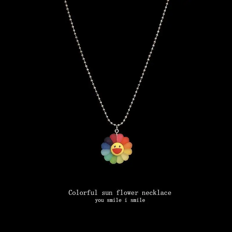 Chains bts necklace naruto goth harajuku 2020 Rainbow necklace men's tide ins simple wild sunflower men and women kpop Necklace
Chains bts necklace naruto goth harajuku 2020 Rainbow necklace men's tide ins simple wild sunflower men and women kpop Necklace