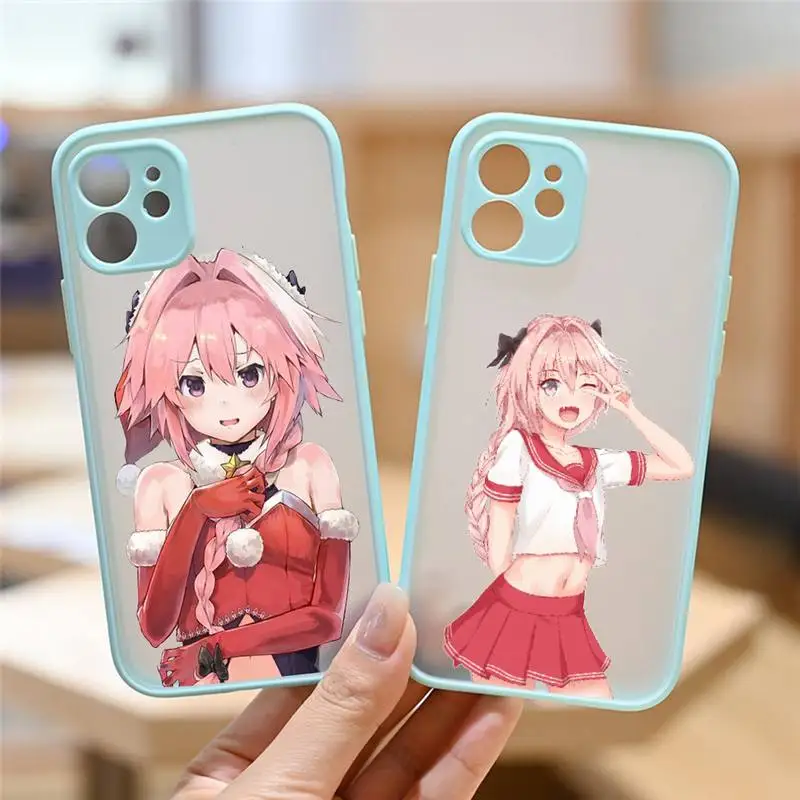 Astolfo anime lovely sexy girl Phone Case matte transparent For iphone 7 8 11 12 13 plus mini x xs xr pro max cover
Astolfo anime lovely sexy girl Phone Case matte transparent For iphone 7 8 11 12 13 plus mini x xs xr pro max cover