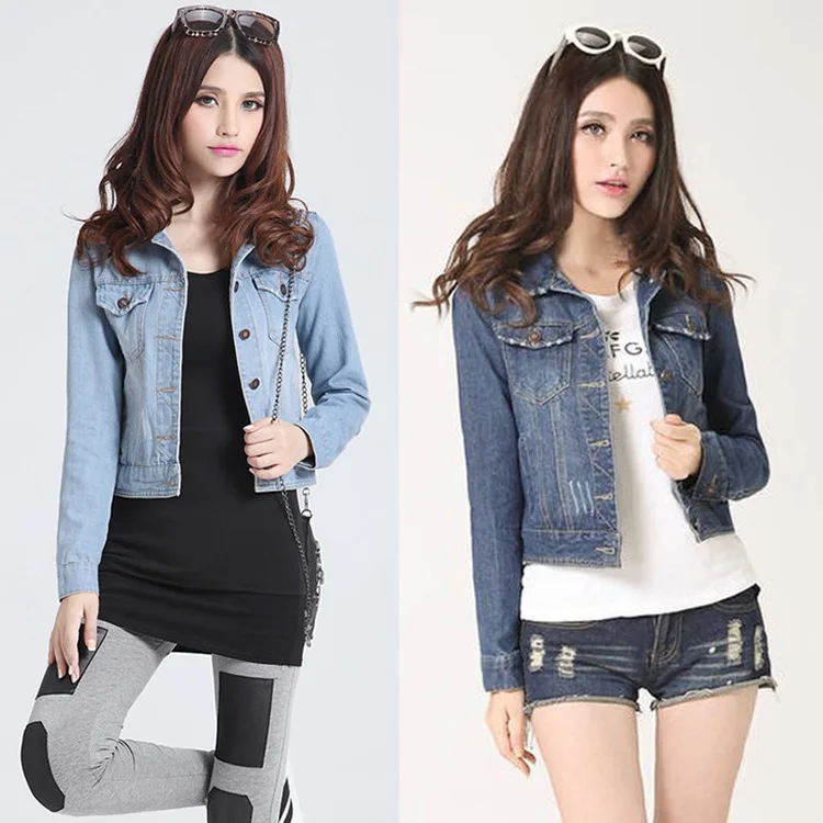 New Spring Autumn Short Denim Jackets Women Long Sleeve Single-breasted Slim Vintage Casual Jean Jacket Women Plus Size Jacket
New Spring Autumn Short Denim Jackets Women Long Sleeve Single-breasted Slim Vintage Casual Jean Jacket Women Plus Size Jacket