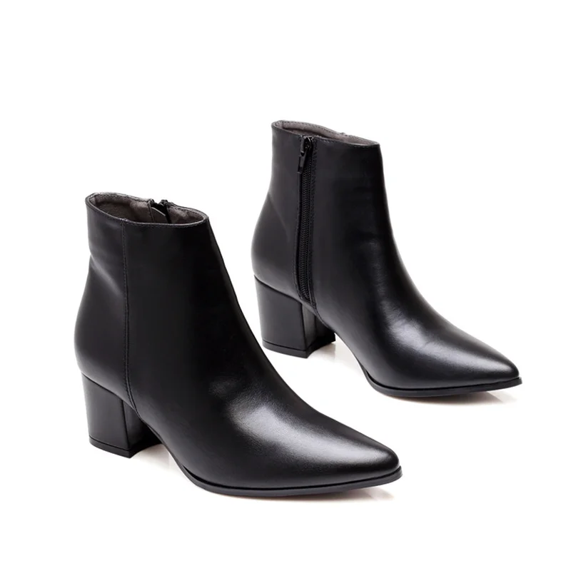 2019 Autumn Hot New Women's Boots High-heeled Martin Boots Pointed Thick with Women Short Boots 34-39 Yards
2019 Autumn Hot New Women's Boots High-heeled Martin Boots Pointed Thick with Women Short Boots 34-39 Yards